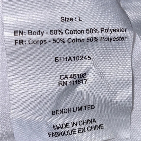 NWT Bench women’s short sleeve logo top L - Picture 8 of 9